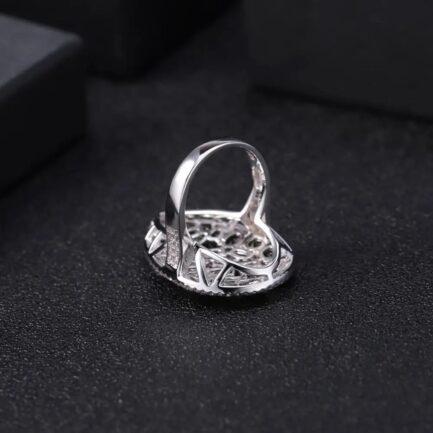 Vintage Chrome Diopside Oval Cut Ring & Custom E-Cards Jewelry Gifts - Image 2