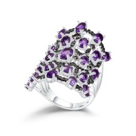 Vintage Royal Amethyst Oval Cut Ring & Custom E-Cards Jewelry Gifts