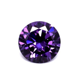 Round Purple Sapphire, 3mm to 15mm, Gift for Jewelry Making