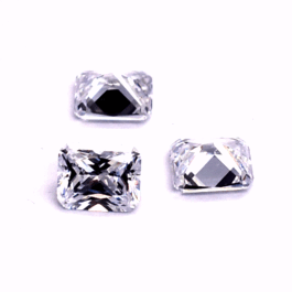 Rectangular White Sapphire, 3mm to 18mm, Gift for Jewelry Making