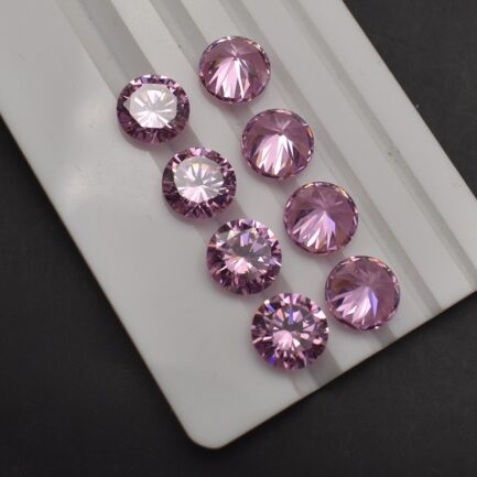 Round Pink Sapphire, 3mm to 15mm, Gift for Jewelry Making - Image 4