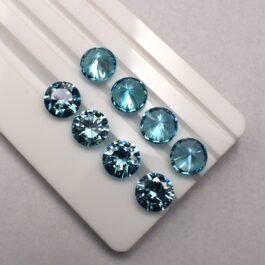 Round Aquamarine, 3mm to 15mm, Gift for Jewelry Making