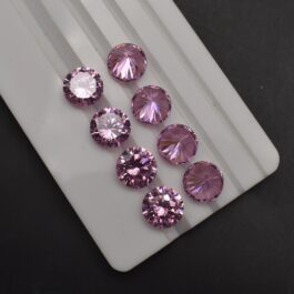 Round Pink Sapphire, 3mm to 15mm, Gift for Jewelry Making