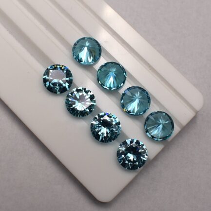 Round Aquamarine, 3mm to 15mm, Gift for Jewelry Making - Image 4