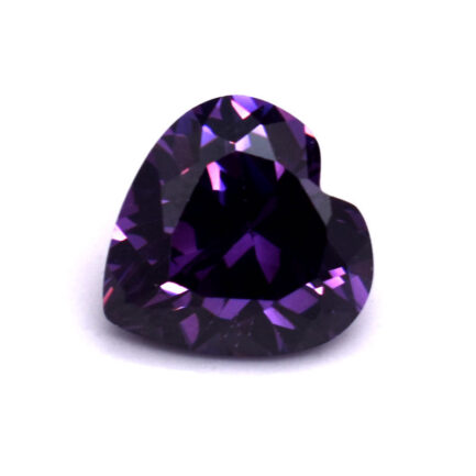 Heart Purple Sapphire, 3mm to 15mm, Gift for Jewelry Making