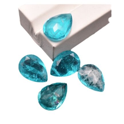 Pear Paraiba, 4*6mm to 15*20mm, Gift for Jewelry Making