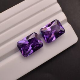 Rectangular Purple Sapphire, 3*5mm to 13*18mm, Gift for Jewelry Making