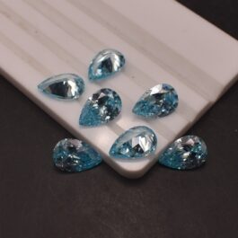 Pear Aquamarine, 3*5mm to 13*18mm, Gift for Jewelry Making