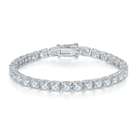 3mm Moissanite Round cut Bracelet